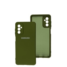 Чохол Samsung Galaxy M52 (M526) Silicone Full camera зелений