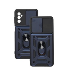 Чохол для Samsung Galaxy M52 (M526) Serge Ring Armor ударостійкий синій