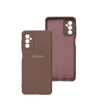 Чохол Samsung Galaxy M52 (M526) Silicone Full camera рожевий / pink sand