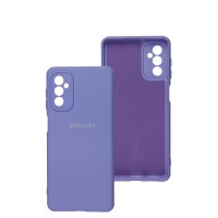 Чохол для Samsung Galaxy M52 (M526) Silicone Full camera бузковий / dasheen