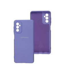 Чохол для Samsung Galaxy M52 (M526) Silicone Full camera бузковий / dasheen
