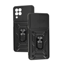 Чохол для Samsung Galaxy M53 (M536) Serge Ring Armor ударостійкий чорний