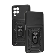Чохол для Samsung Galaxy M53 (M536) Serge Ring Armor ударостійкий чорний