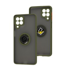 Чохол Samsung Galaxy M53 (M536) LikGus Edging Ring хакі