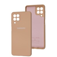 Чохол Samsung Galaxy M53 (M536) Full camera пудра