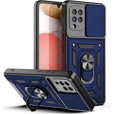 Чохол для Samsung Galaxy M53 (M536) Serge Ring Armor ударостійкий синій