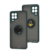 Чохол Samsung Galaxy M53 (M536) LikGus Edging Ring оливковий