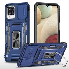 Чохол для Samsung Galaxy M53 (M536) Camshield Army Ring синій / navy