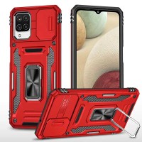 Чохол Samsung Galaxy M53 (M536) Camshield Army Ring червоний