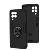 Чохол для Samsung Galaxy M53 (M536) Military Armor Ring black