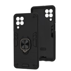 Чохол для Samsung Galaxy M53 (M536) Military Armor Ring black