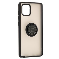 Чохол Samsung Galaxy Note 10 Lite (N770) LikGus Edging Ring чорний