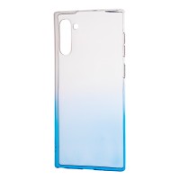Чохол Samsung Galaxy Note 10 (N970) Gradient Design біло-бірюзовий