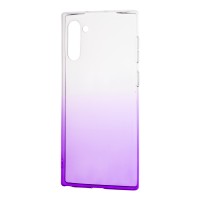 Чохол Samsung Galaxy Note 10 (N970) Gradient Design біло-фіолетовий