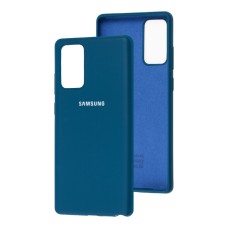 Чохол Samsung Galaxy Note 20 (N980) Silicone Full синій / cosmos blue