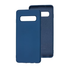 Чехол для Samsung Galaxy S10 (G973) Wave colorful blue