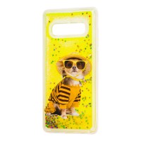 Чохол для Samsung Galaxy S10 (G973) Блискучі вода "собака"
