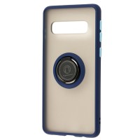 Чохол Samsung Galaxy S10 (G973) LikGus Edging Ring синій