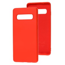 Чехол для Samsung Galaxy S10 (G973) Wave colorful red