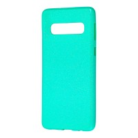 Чохол Samsung Galaxy S10 (G973) Shiny dust бірюзовий