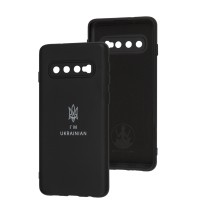 Чохол Samsung Galaxy S10 (G973) Full Premium Тризуб чорний
