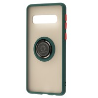 Чохол Samsung Galaxy S10 (G973) LikGus Edging Ring оливковий