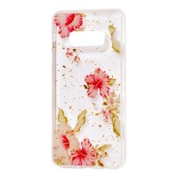 Чохол для Samsung Galaxy S10e (G970) Flowers Confetti "китайська троянда"