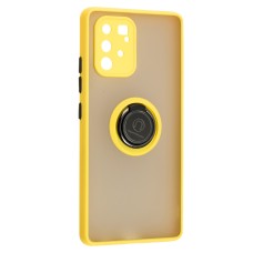 Чохол Samsung Galaxy S10 Lite (G770) / A91 LikGus Edging Ring жовтий