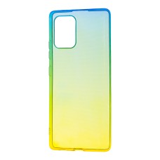 Чохол Samsung Galaxy S10 Lite (G770) Gradient Design жовто-зелений