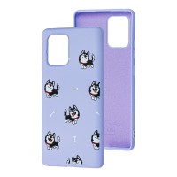 Чохол для Samsung Galaxy S10 Lite (G770) Wave Fancy haski / light purple