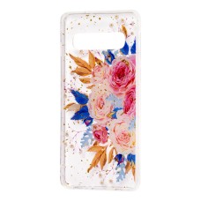 Чохол для Samsung Galaxy S10+ (G975) Flowers Confetti "кущова троянда"