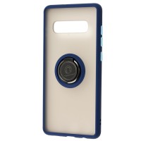 Чохол Samsung Galaxy S10+ (G975) LikGus Edging Ring синій
