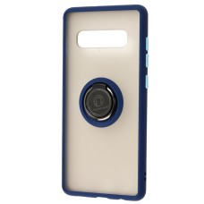 Чохол Samsung Galaxy S10+ (G975) LikGus Edging Ring синій