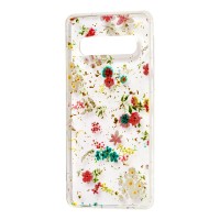 Чохол Samsung Galaxy S10+ (G975) Flowers Confetti "польові квіти"