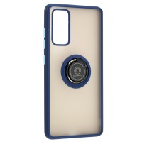 Чохол Samsung Galaxy S20 FE (G780) / S20 Lite LikGus Edging Ring синій