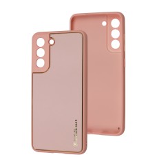 Чохол Samsung Galaxy S21 FE (G990) Leather Xshield pink