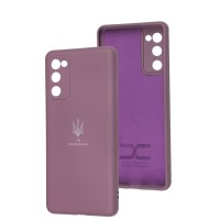 Чохол для Samsung Galaxy S20 FE (G780) Silicone Full Тризуб лавандовий