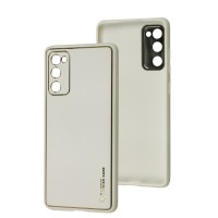 Чохол Samsung Galaxy S20 FE (G780) Leather Xshield white