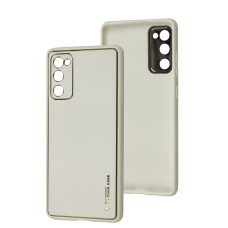 Чохол Samsung Galaxy S20 FE (G780) Leather Xshield white