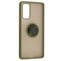 Чохол Samsung Galaxy S20 FE (G780) / S20 Lite LikGus Edging Ring хакі