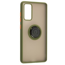 Чохол Samsung Galaxy S20 FE (G780) / S20 Lite LikGus Edging Ring хакі