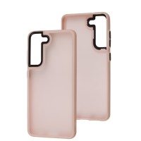 Чохол для Samsung Galaxy S21 FE (G990) Lyon Frosted pink