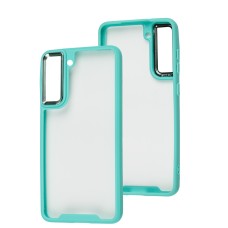 Чохол Samsung Galaxy S21 FE (G990) Wave Just turquise