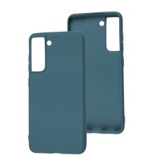 Чохол Samsung Galaxy S21 FE (G990) Candy синій / powder blue