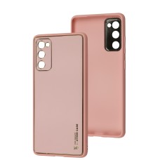 Чохол Samsung Galaxy S20 FE (G780) Leather Xshield pink