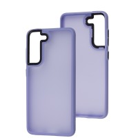 Чохол для Samsung Galaxy S21 FE (G990) Lyon Frosted purple
