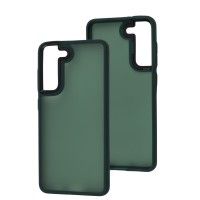 Чохол Samsung Galaxy S21 FE (G990) Lyon Frosted green