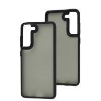Чохол Samsung Galaxy S21 FE (G990) Lyon Frosted black