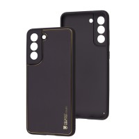 Чохол Samsung Galaxy S21 FE (G990) Leather Xshield dark purple