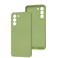 Чохол Samsung Galaxy S21 FE (G990) Candy Full фісташковий